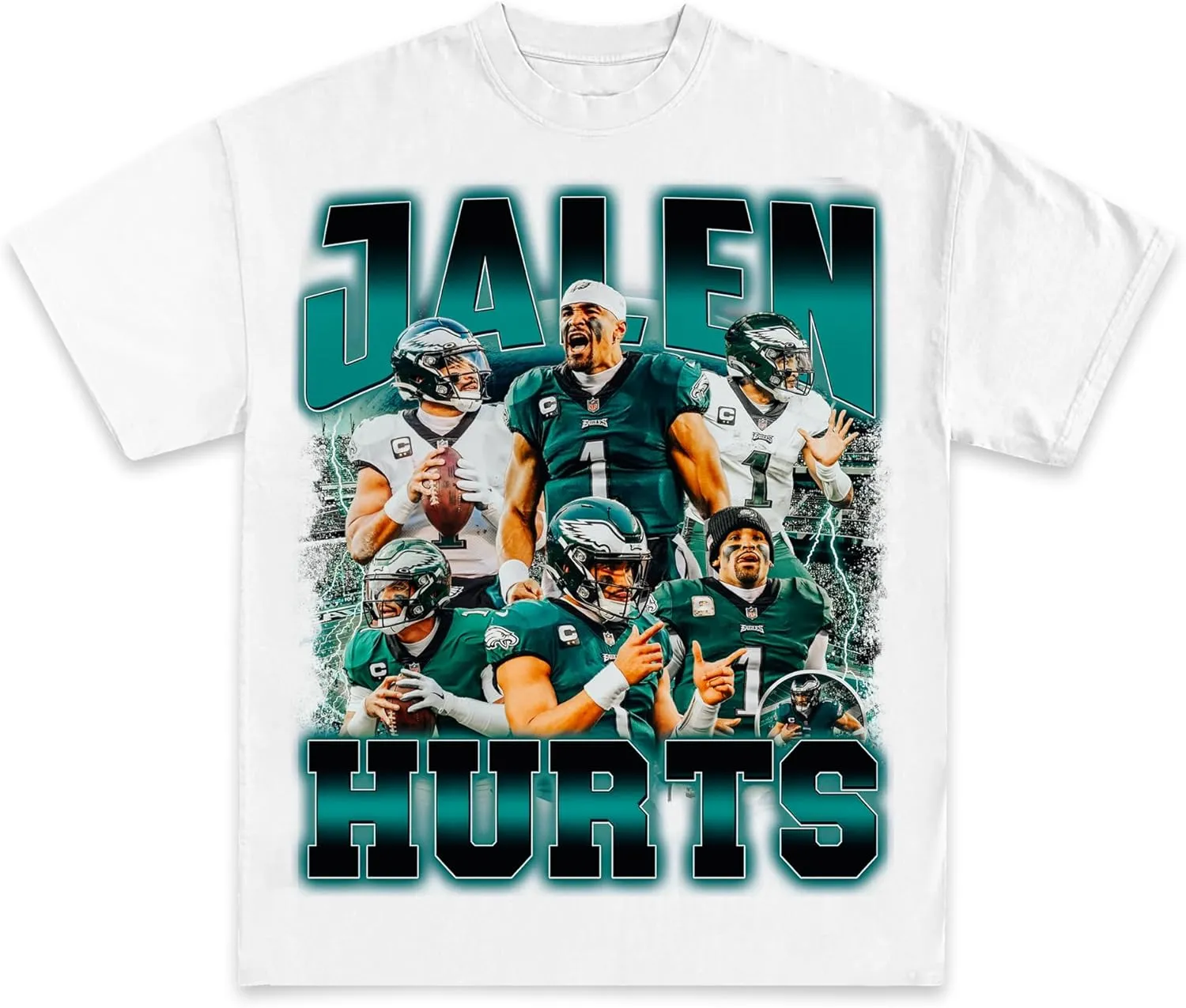 Football & Basketball Icons Graphic Tees Printed On Heavyweight Cotton Shirts for Men, Women, and Kids