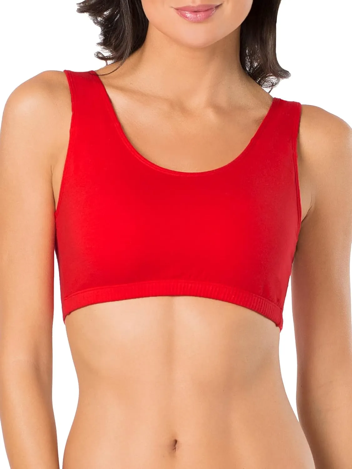 Fruit of the Loom Cotton Tank Bra for Women - Ultimate Comfort & Breathable Fit