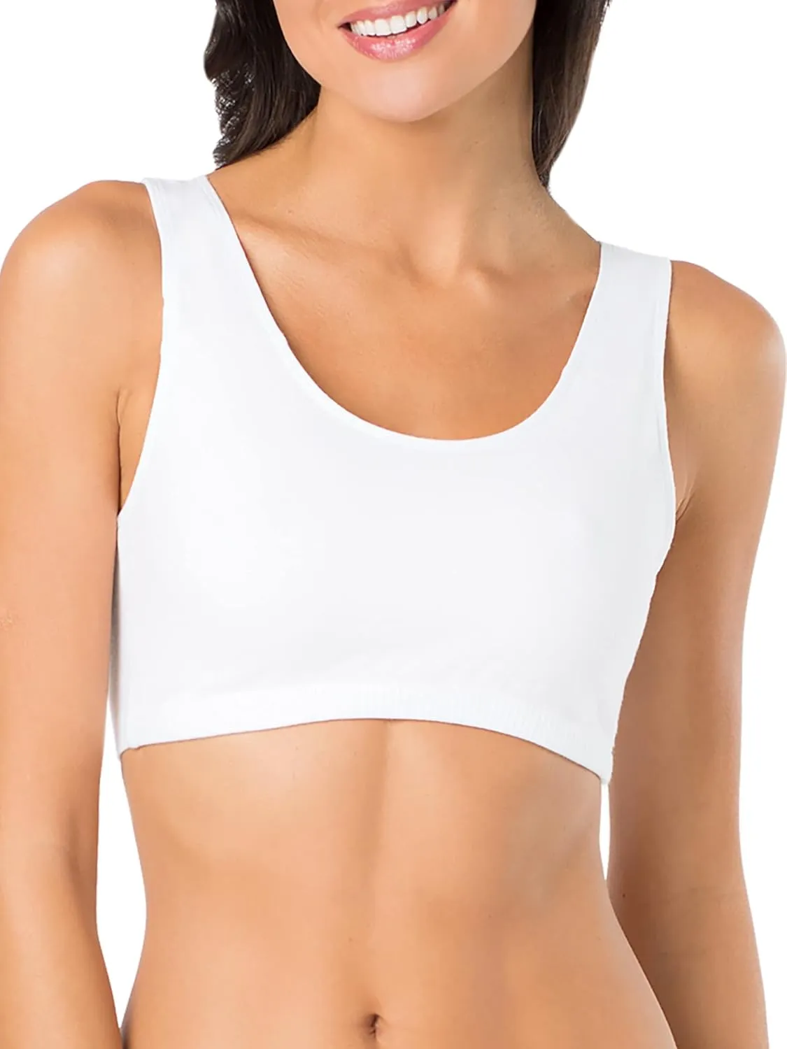 Fruit of the Loom Cotton Tank Bra for Women - Ultimate Comfort & Breathable Fit