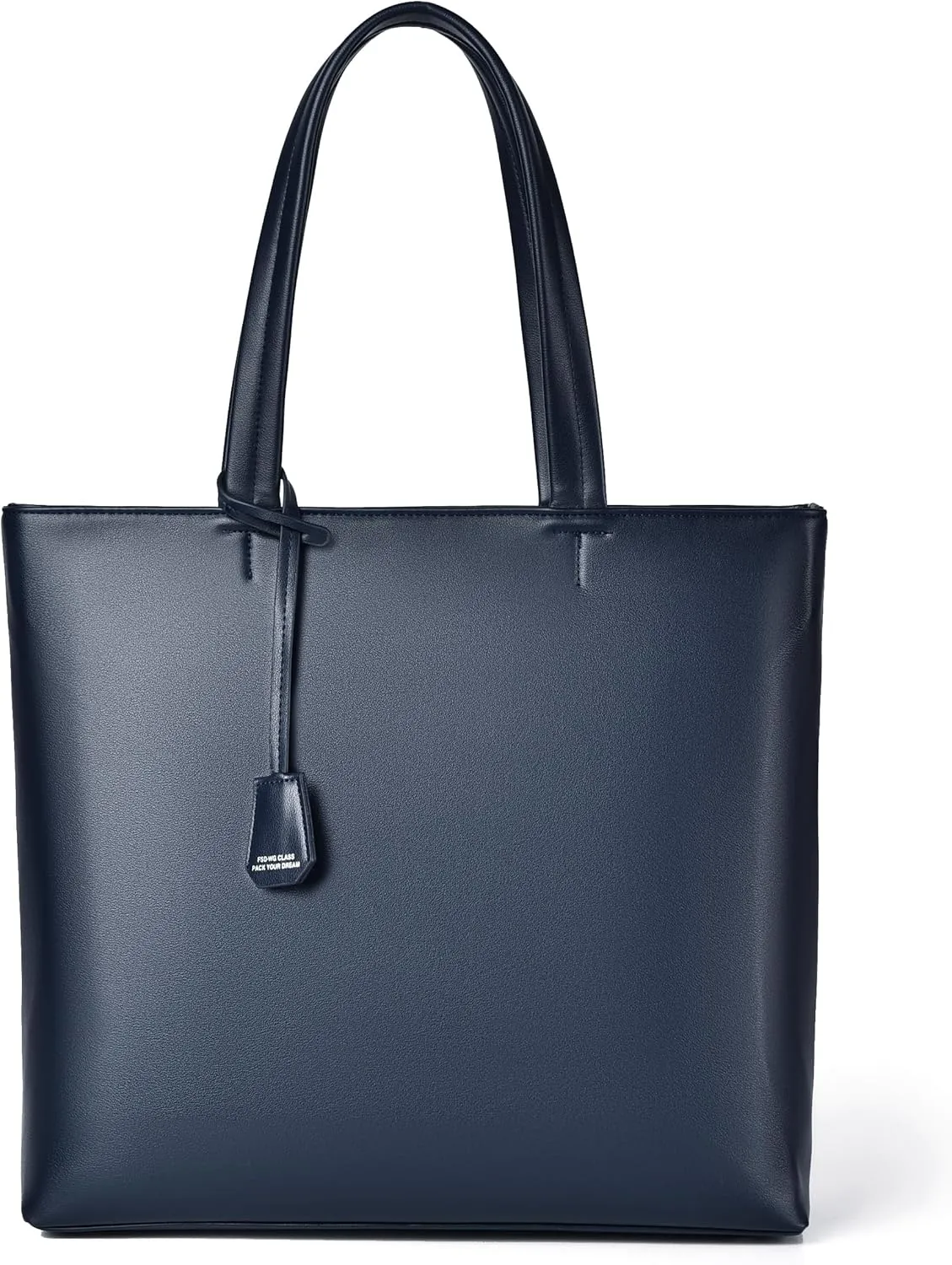 FSD.WG Men's Tote Bag,Business Bag, Leather Briefcase,Elegant Leather,Large Capacity,Black