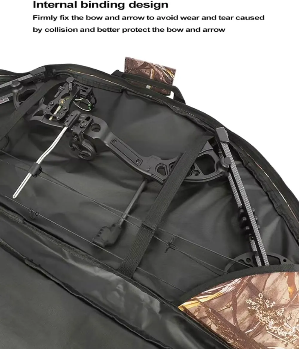 FUNTRESS Archery Lightweight Portable Carrying Bow Case for All Your Accessories Compound Bow Hunting Target Practice Bag
