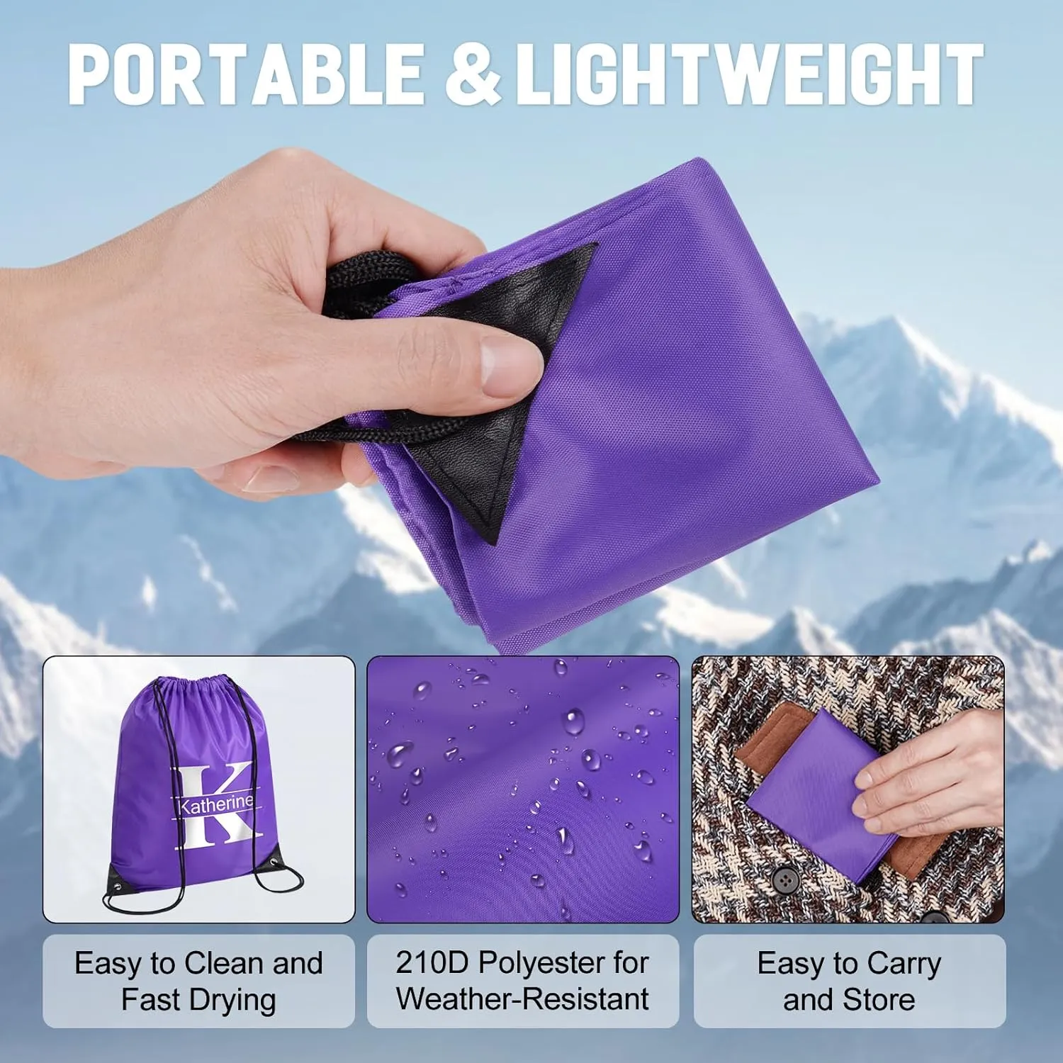 Fyore Custom Drawstring Backpacks, 50 Pack Personalized Drawstring Sports Bags with Your Logo Text for Gym Beach Climb Trips Party Events- 13.4x17Inch,12 Colors