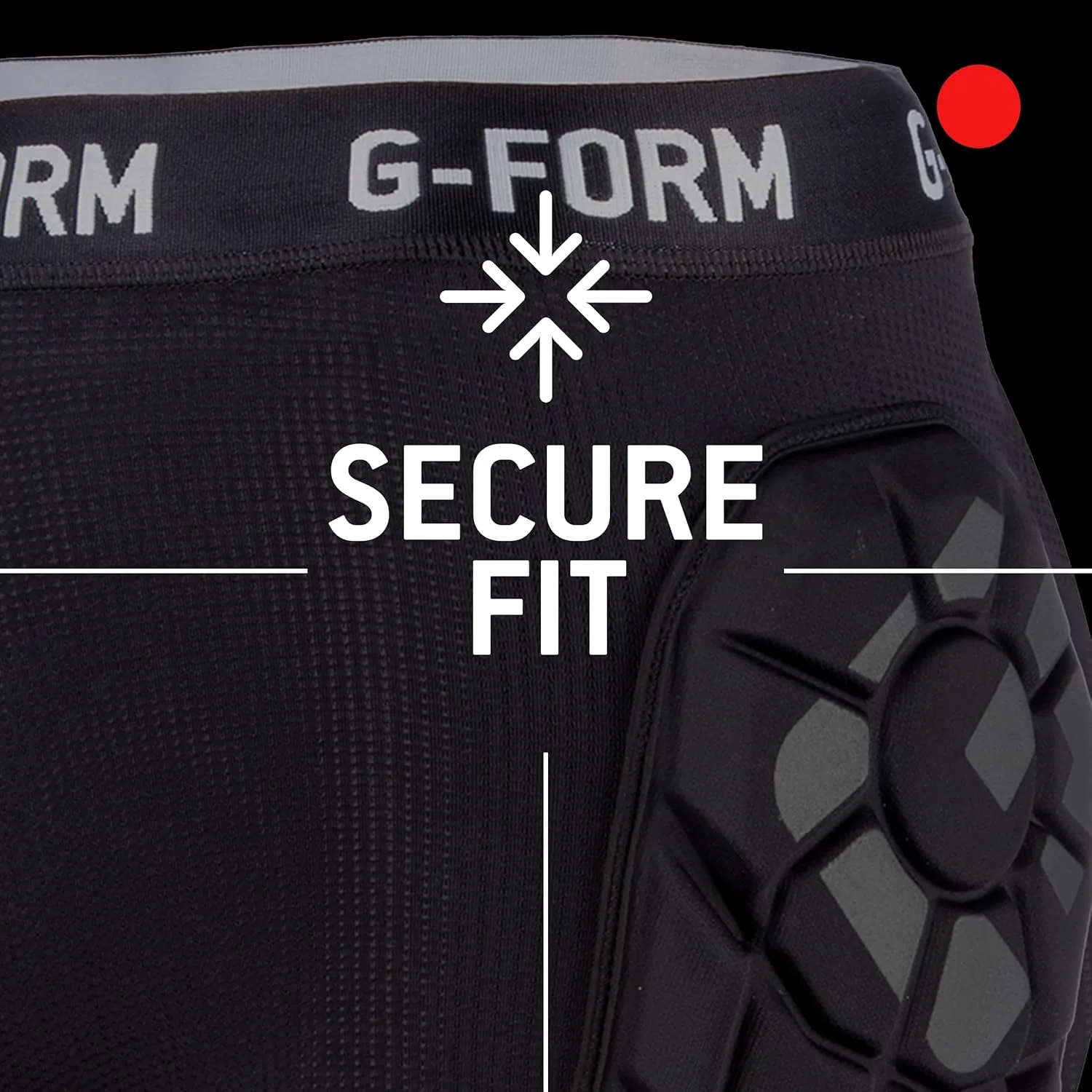 G-Form MX Shorts with Chamois - Padded Protective Shorts for Mountain Biking & Moto Sports - Breathable Compression Shorts
