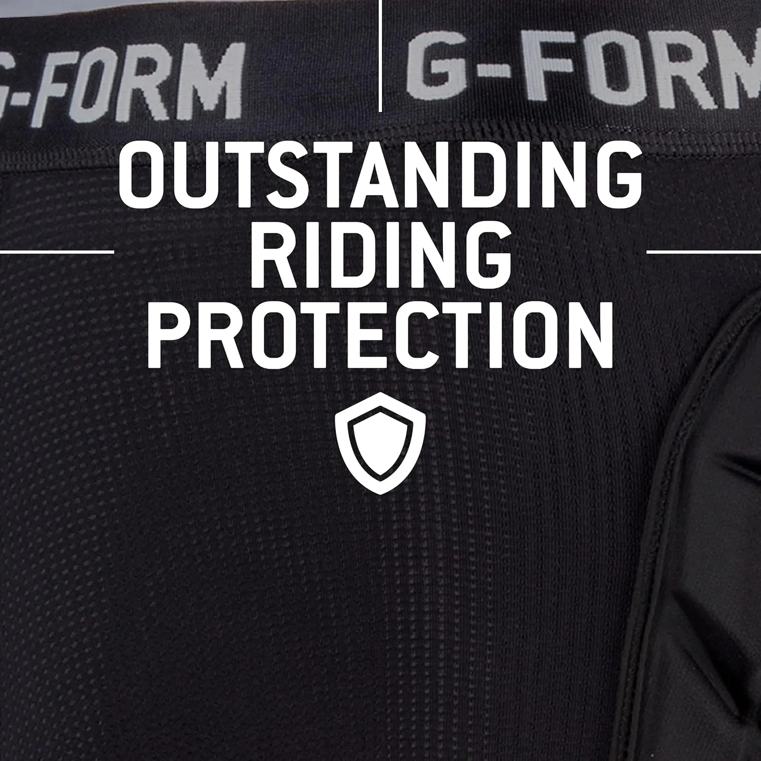 G-Form MX Shorts with Chamois - Padded Protective Shorts for Mountain Biking & Moto Sports - Breathable Compression Shorts