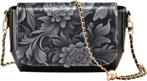 GAIGEO Watercolor Painting Tomatoes Womens Leather Crossbody Bag, Shoulder Bag for Women, Ladies Shoulder Bag
