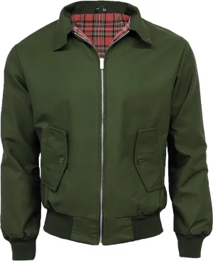 Game Classic Harrington Jackets - Made in The UK Large Olive