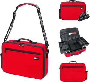 G&BPRO Crossbody Briefcase with Extending Tray System | All-in-one Mobile Workstation Travel Bag