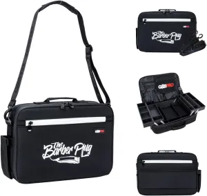 G&BPRO Crossbody Briefcase with Extending Tray System | All-in-one Mobile Workstation Travel Bag