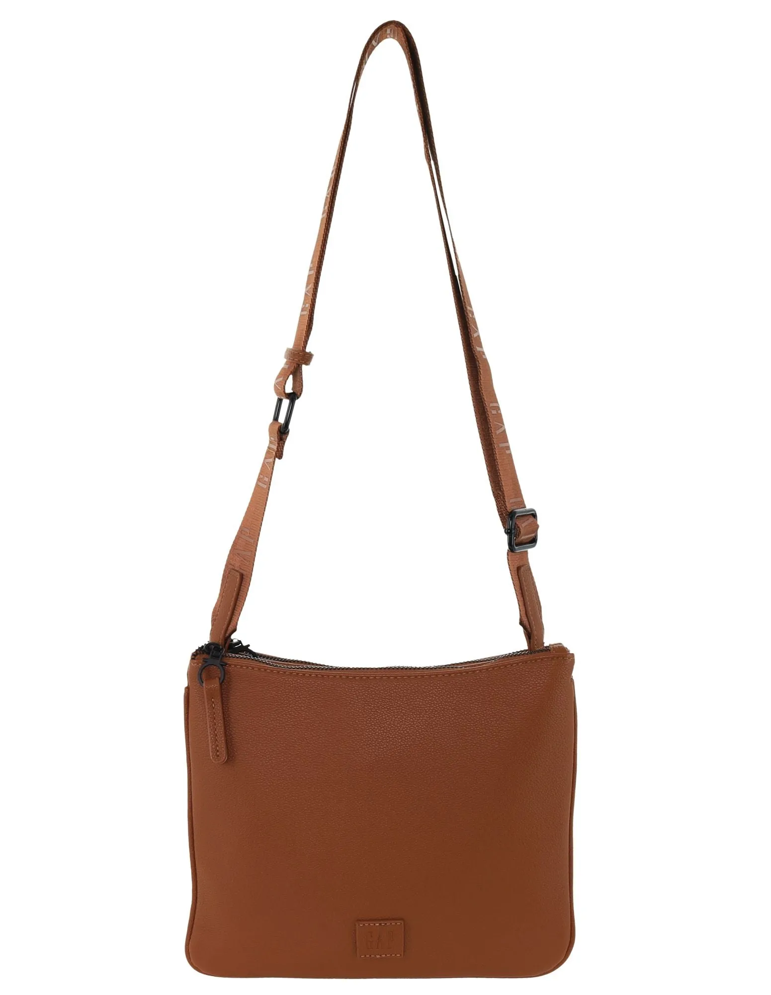 GAP Ladies Vegan Leather Classy Crossbody Bag in Tan