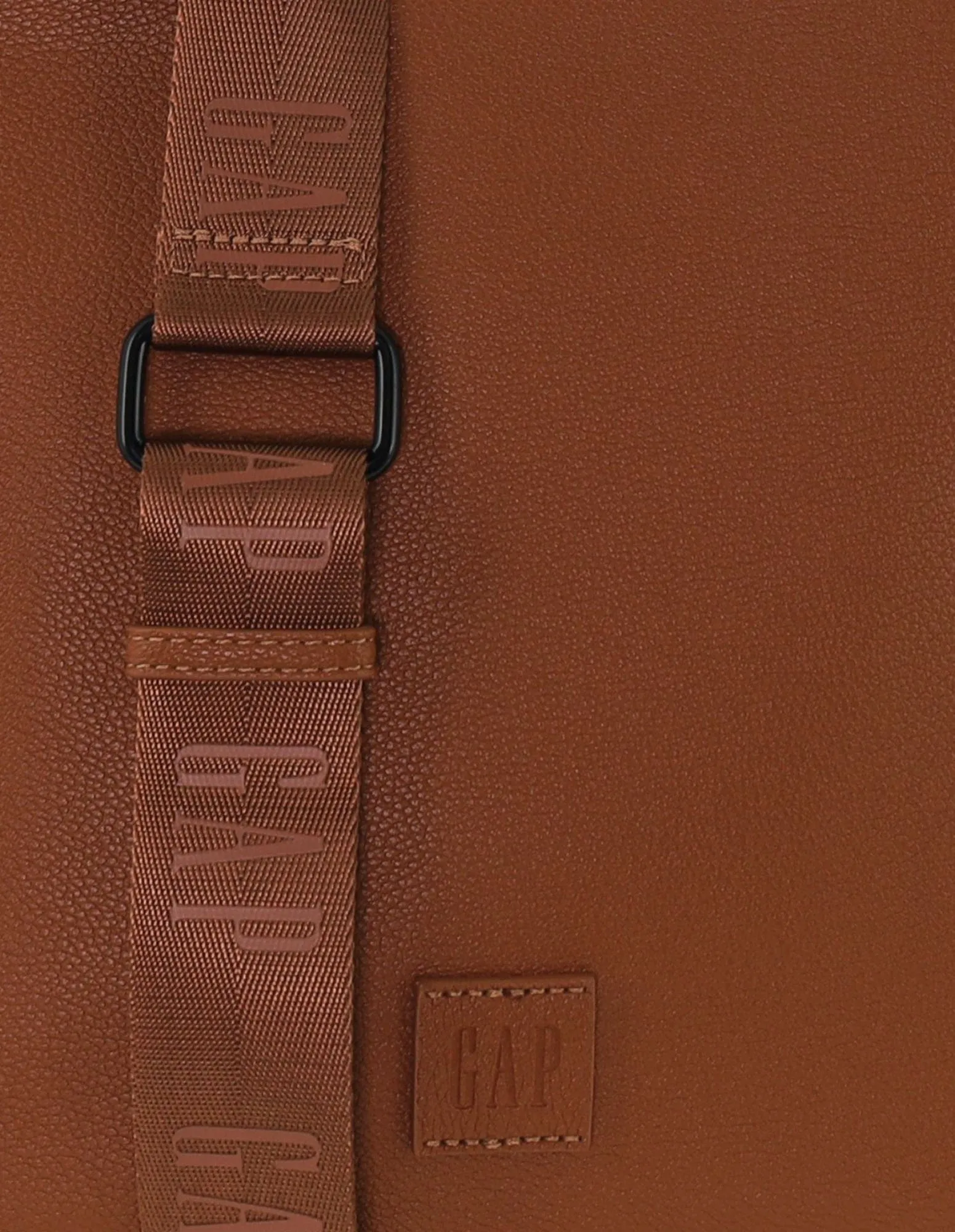 GAP Ladies Vegan Leather Classy Crossbody Bag in Tan