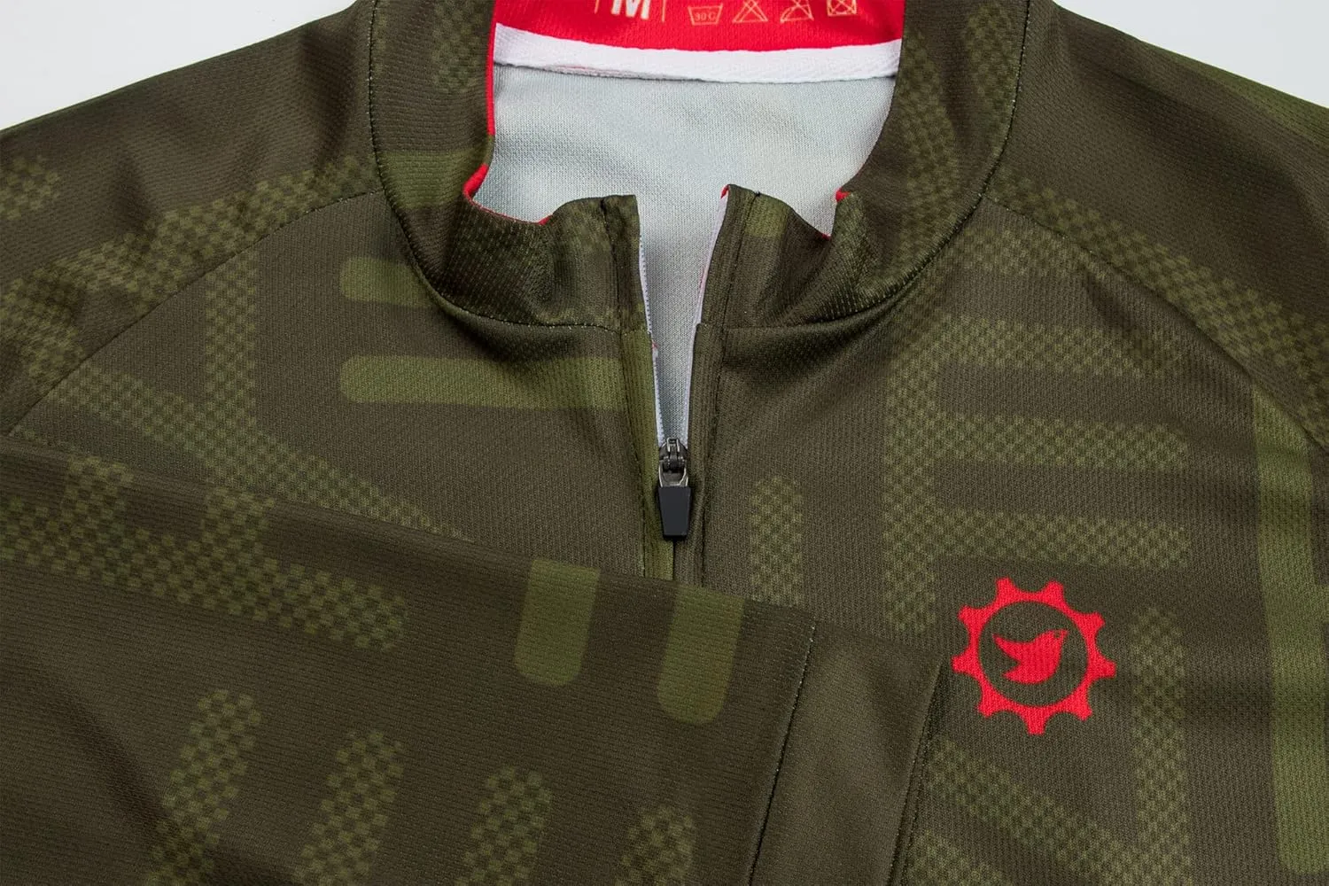 GCRFL Men's Cycling Jersey Long Sleeve Biking Shirt with 3 1 Zipper Pocket Breathable Quick Dry Bicycle Jersey