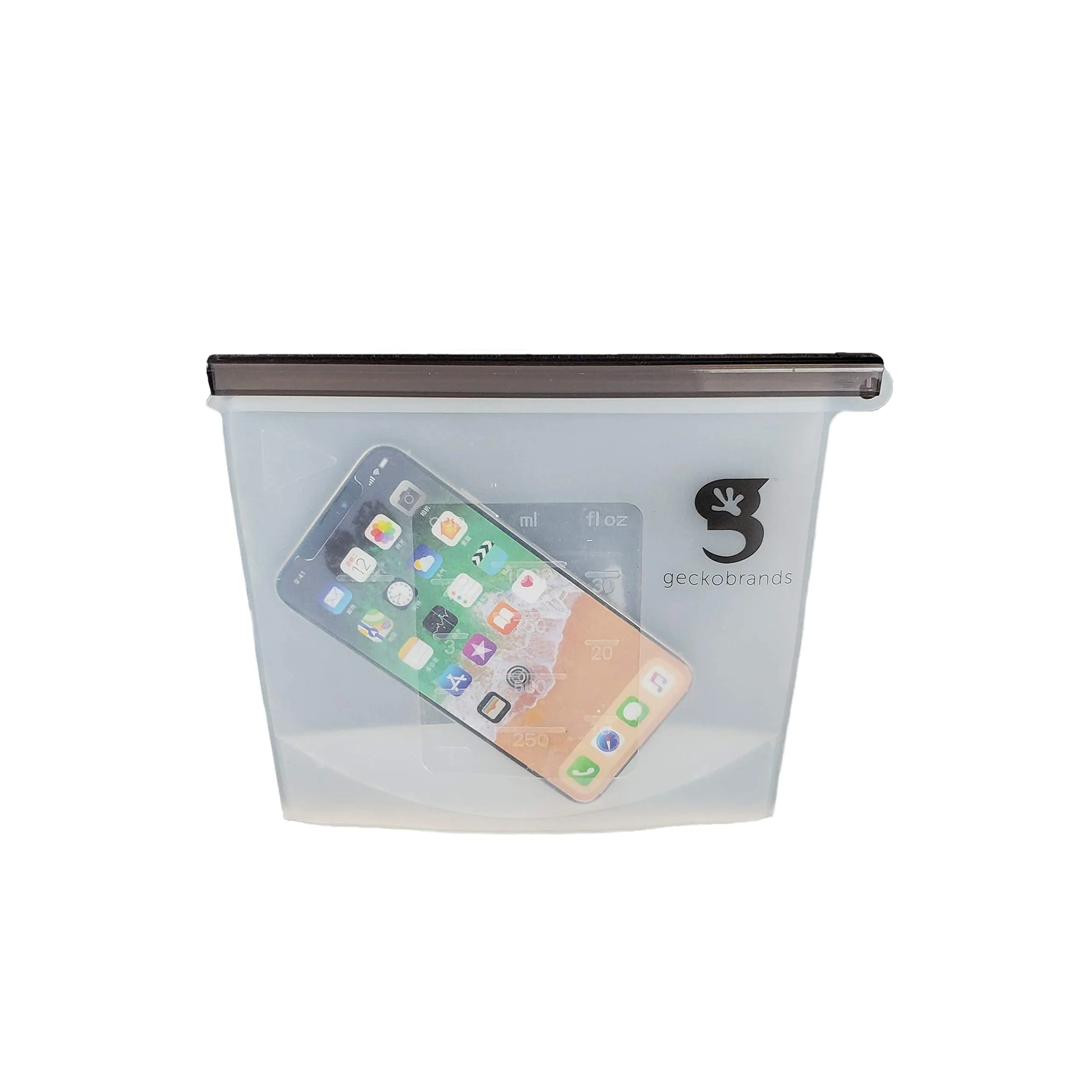 Geckobrands Waterproof Silicone Pouch - Set of 2
