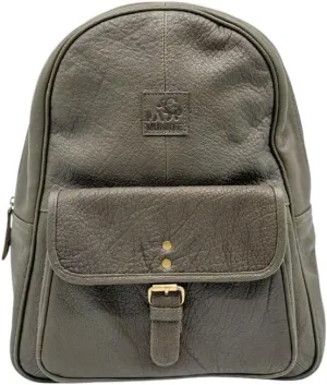 Genuine Leather Backpack for Men and Women Comfortable Lightweight Bag, Business Travel Daypack Dark Green