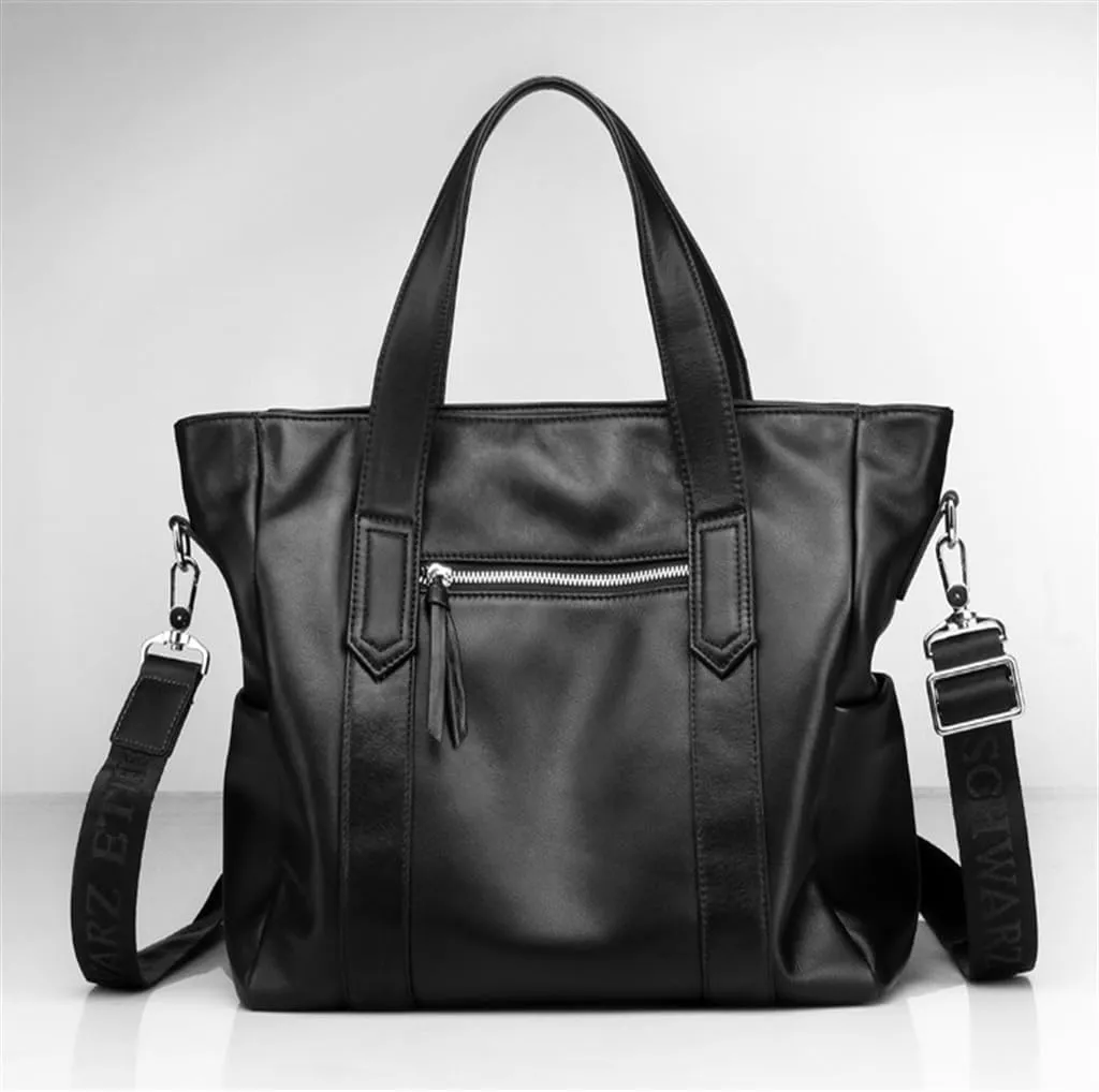 Genuine Leather Men's Handbag Korean Men's Business Briefcase Layer Cowhide Computer Bag