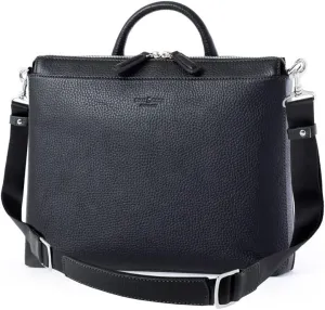 Genuine Leather Shoulder Bag B5, Made In Japan, No.627513
