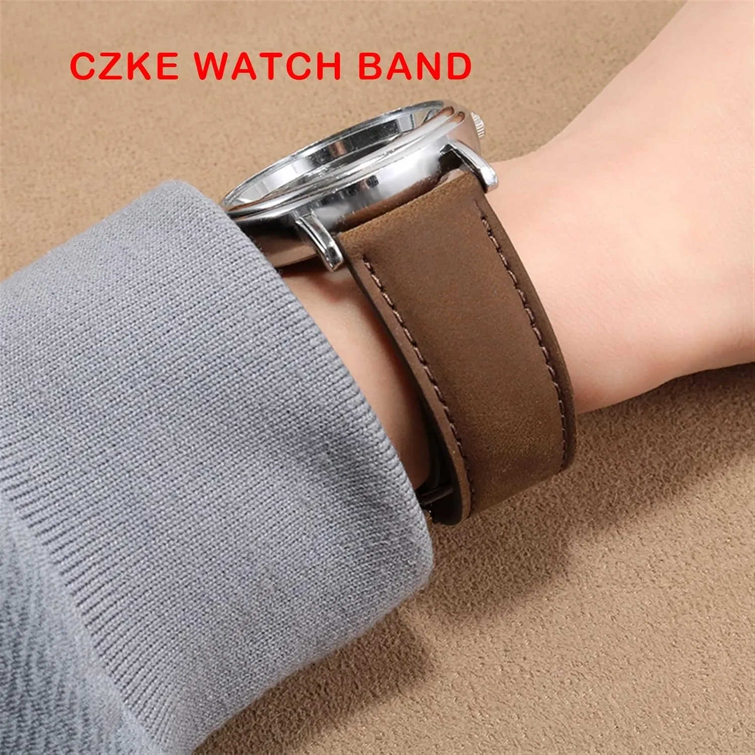 Genuine Leather watch band For Oris Frosted Folding Buckle Watch Chain 20mm 22mm Strap