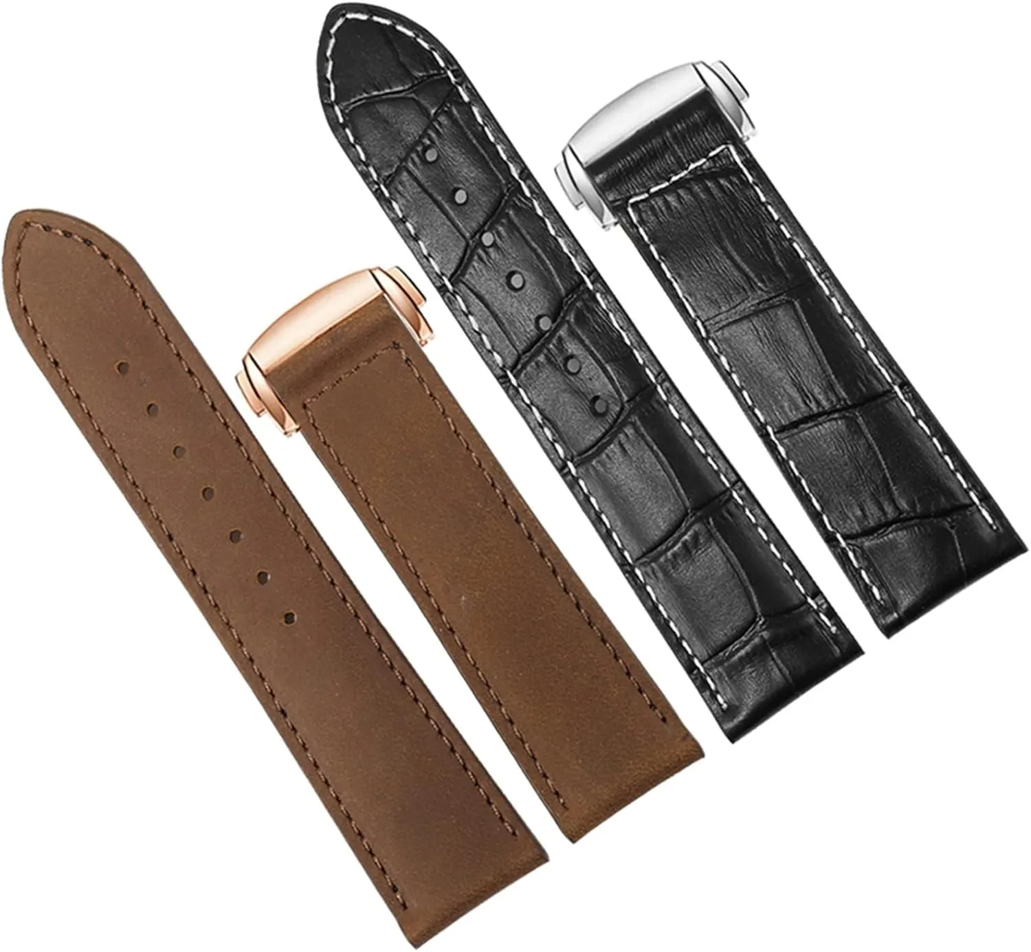 Genuine Leather watch band For Oris Frosted Folding Buckle Watch Chain 20mm 22mm Strap