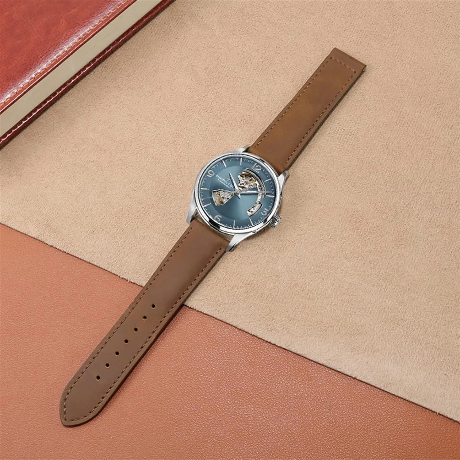 Genuine Leather watch band For Oris Frosted Folding Buckle Watch Chain 20mm 22mm Strap