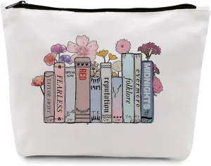 gfuhlre Version Makeup Bag Travel Toiletry Bag for Women Music Gift Fans Song Lyrics Gift Merchandise for Fans Friends Daughter Girls Sister, Friendship Birthday Christmas Gift Ideas-2