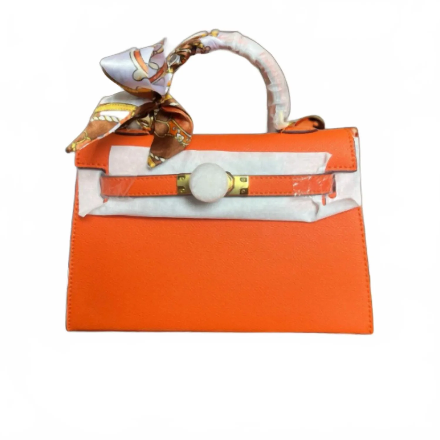 Glam Signature Mini Purse In Orange