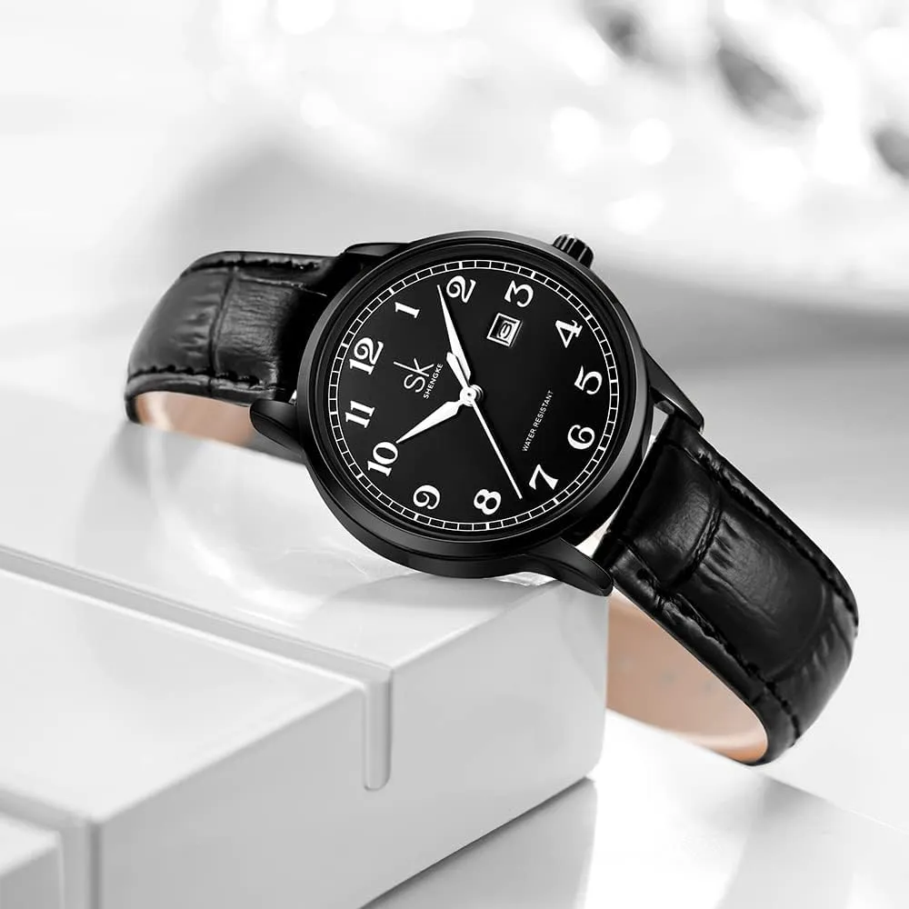 Gosasa Classic Women Watch Analog Quartz with Calendar Waterproof Business Watch for Women Ladies