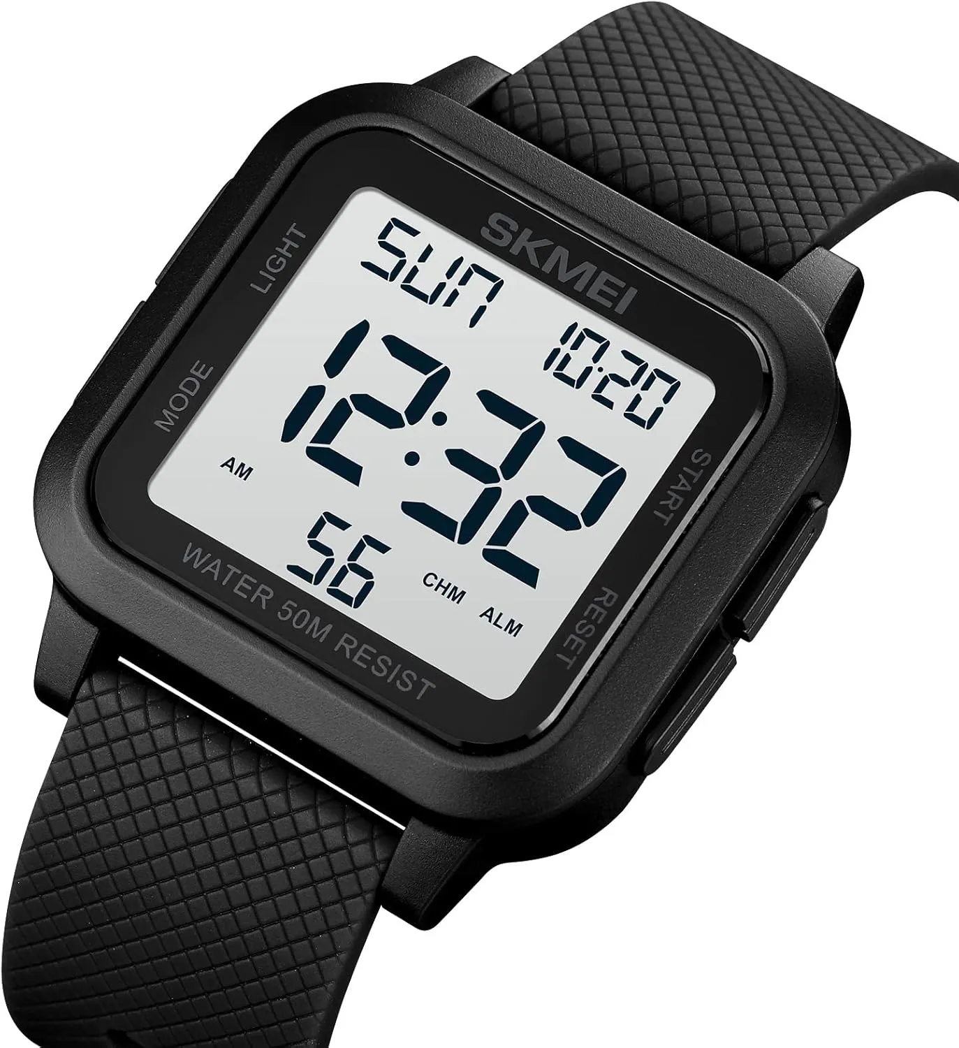 Gosasa Men Sports Military Watches Digital Airplane Shaped LED Light Waterproof Watches