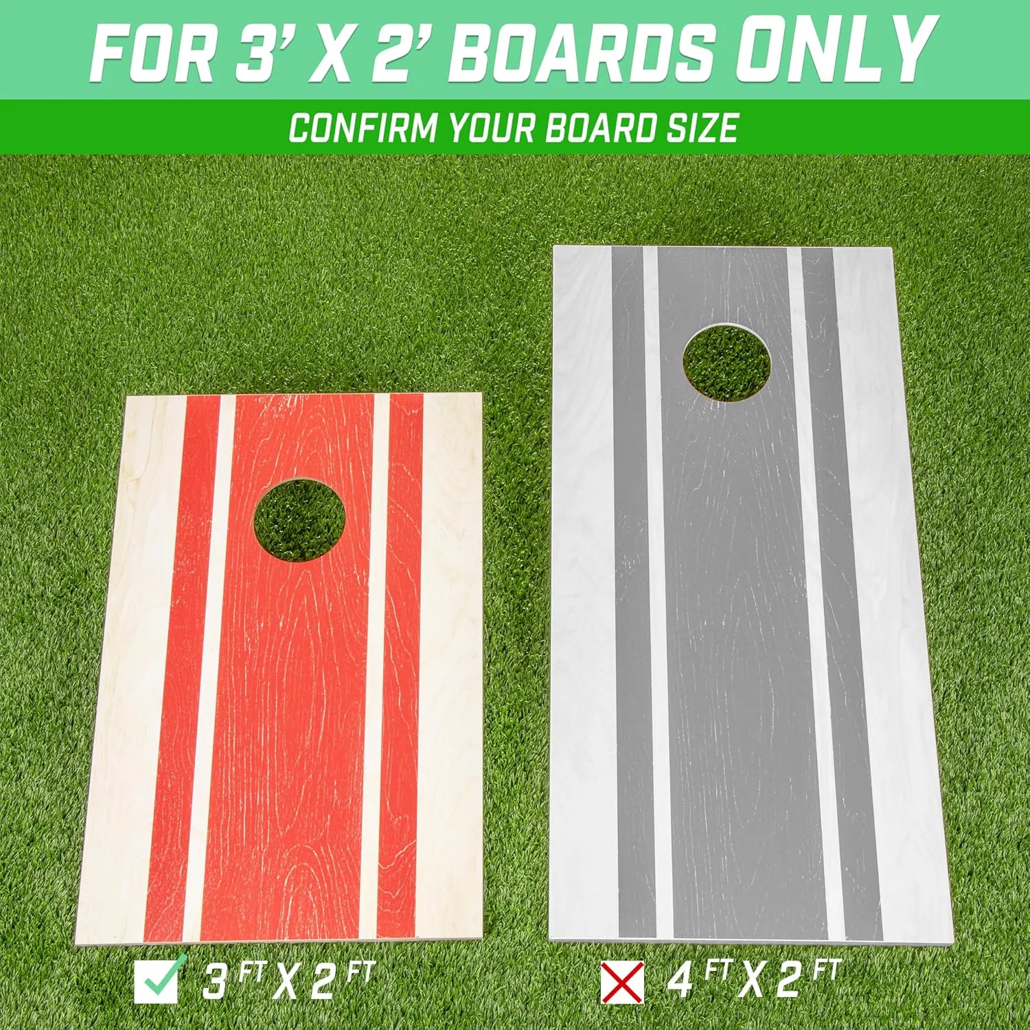 GoSports Premium Cornhole Carrying Case (Regulation Size or Tailgate Size)