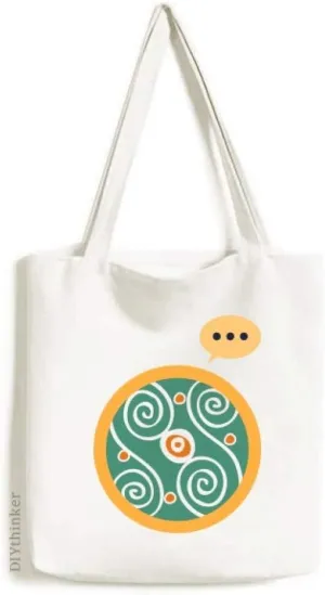 Green Plants Mexico Totems Ancient Civilization Expression Gift Sack Canvas Tote Shoulder Bag