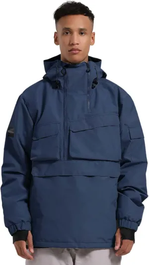 GSOU SNOW Men Ski Jacket Snowboard Coat Snow Pullover Hooded Winter Outdoor Sports Waterproof Windproof