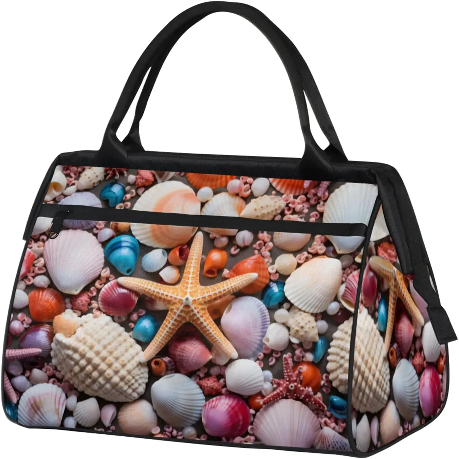 Gym Bag for Women Men, Travel Sports Duffel Bag with Trolley Sleeve, Gym Bag Weekender Overnight Bag Carry On Tote Bag