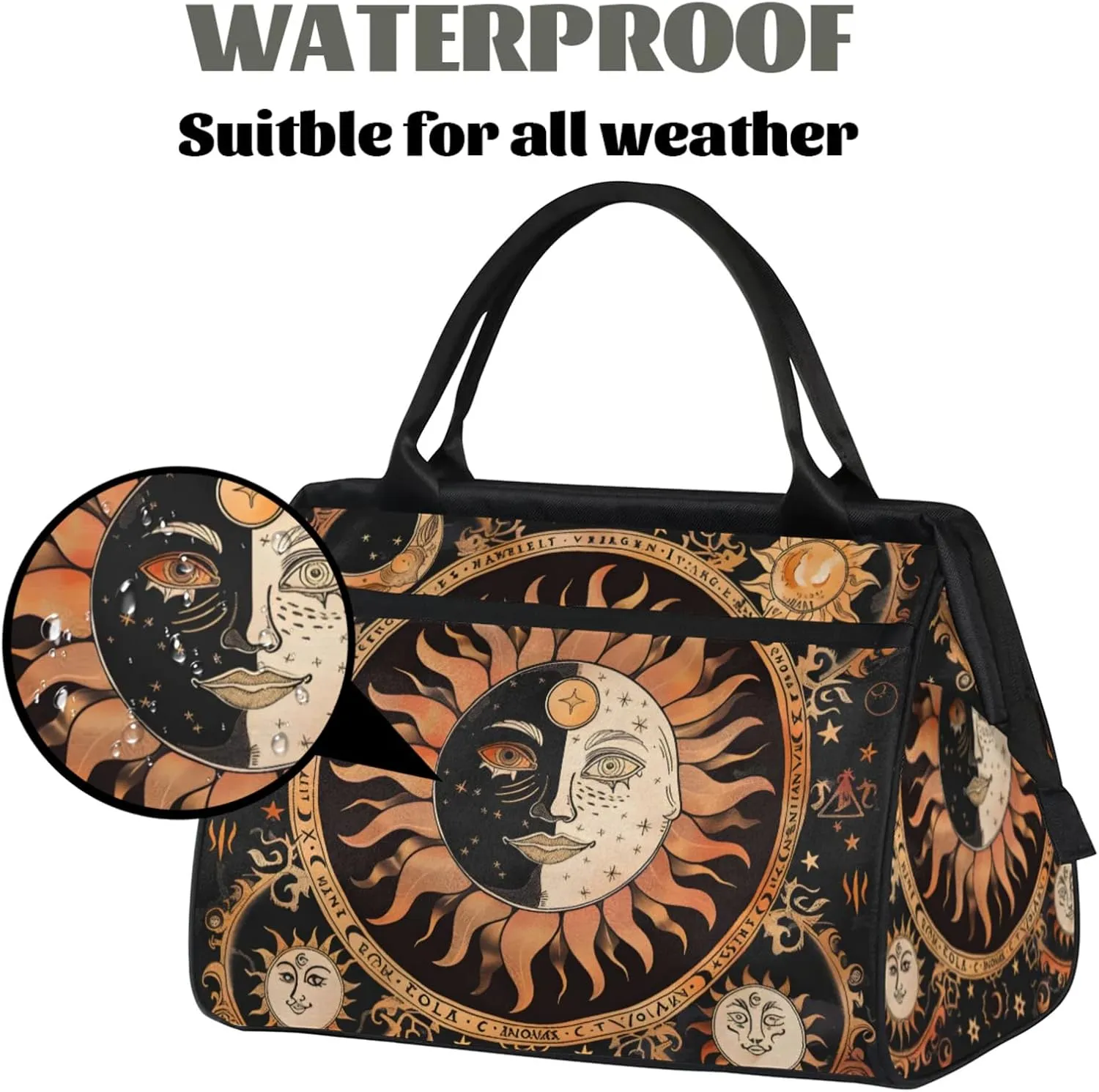 Gym Bag for Women Men, Travel Sports Duffel Bag with Trolley Sleeve Overnight Bag Carry On Tote Bag for Travel Gym Sport