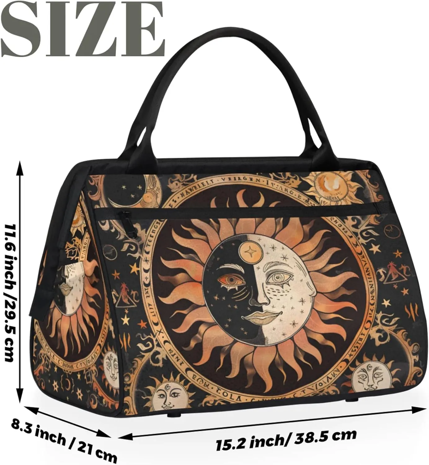 Gym Bag for Women Men, Travel Sports Duffel Bag with Trolley Sleeve Overnight Bag Carry On Tote Bag for Travel Gym Sport