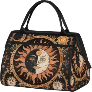 Gym Bag for Women Men, Travel Sports Duffel Bag with Trolley Sleeve Overnight Bag Carry On Tote Bag for Travel Gym Sport