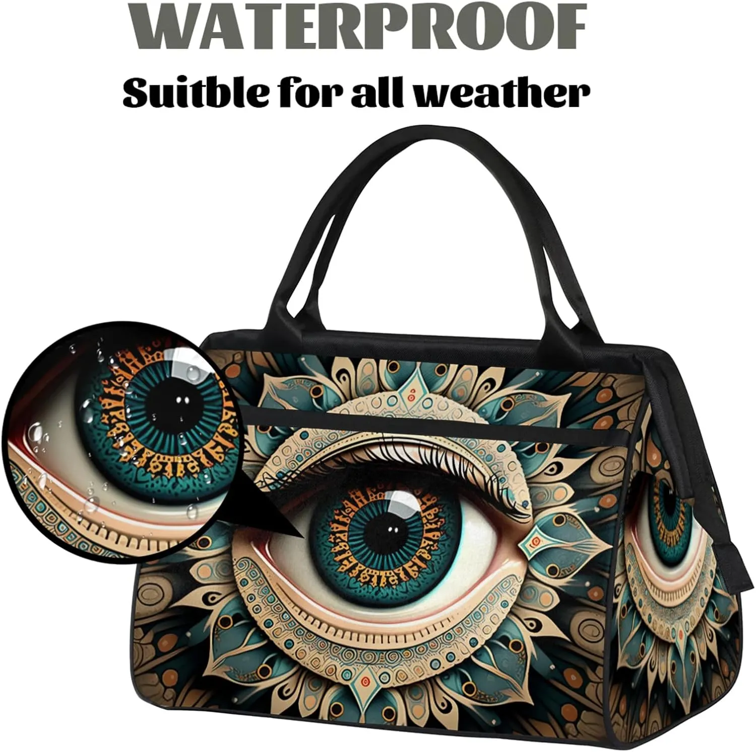 Gym Bag for Women Men, Travel Sports Duffel Bag with Trolley Sleeve Overnight Bag Carry On Tote Bag for Travel Gym Sport