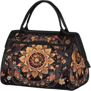 Gym Bag for Women Men, Travel Sports Duffel Bag with Trolley Sleeve Overnight Bag Carry On Tote Bag for Travel Gym Sport