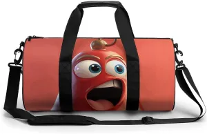 Gym Bags Small Cartoon Bell79546220-007d-11ef-8e6d-d148611795c7 Duffel Bag Overnight Bag with Shoe Compartment Carryon Bag for Men Women