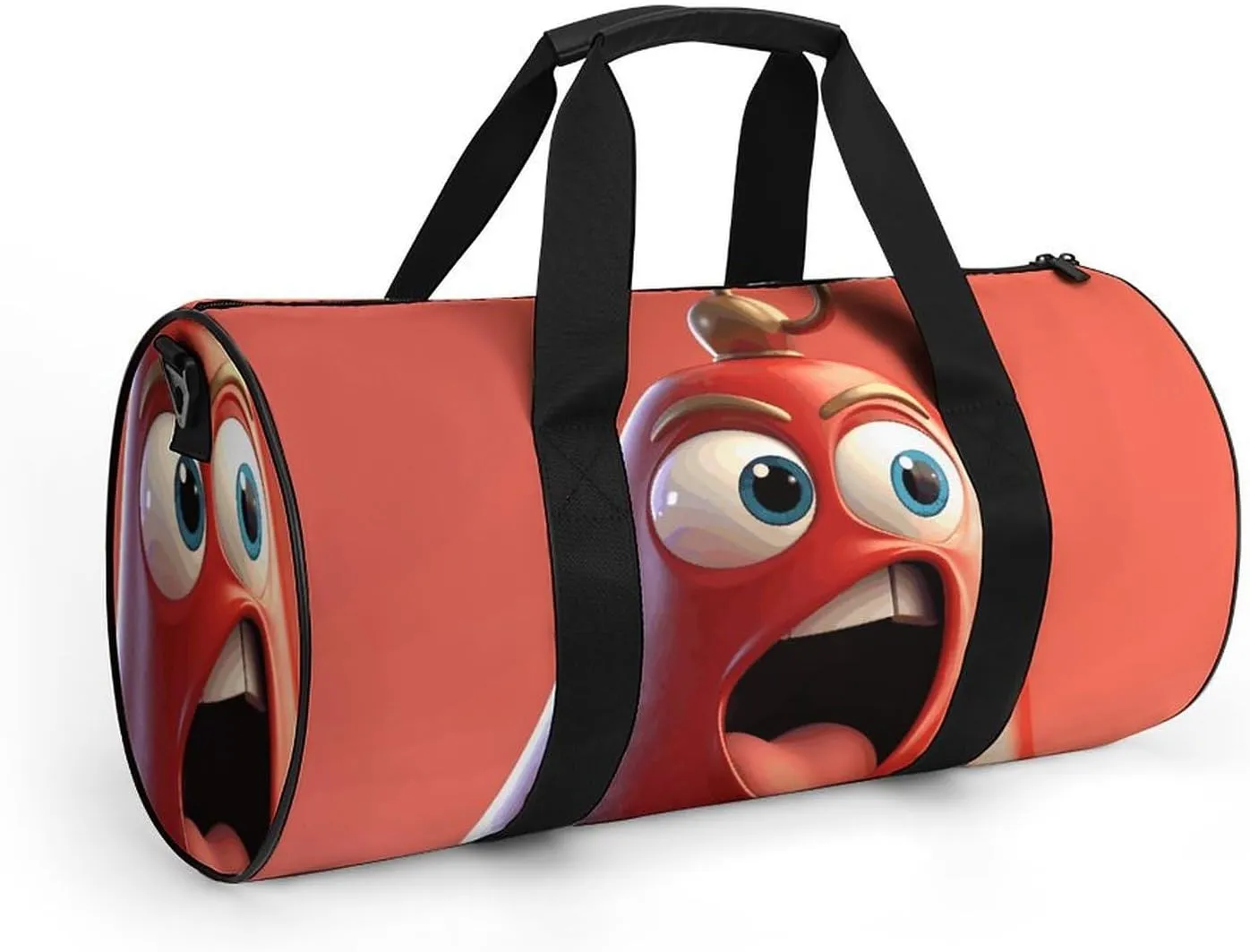 Gym Bags Small Cartoon Bell79546220-007d-11ef-8e6d-d148611795c7 Duffel Bag Overnight Bag with Shoe Compartment Carryon Bag for Men Women