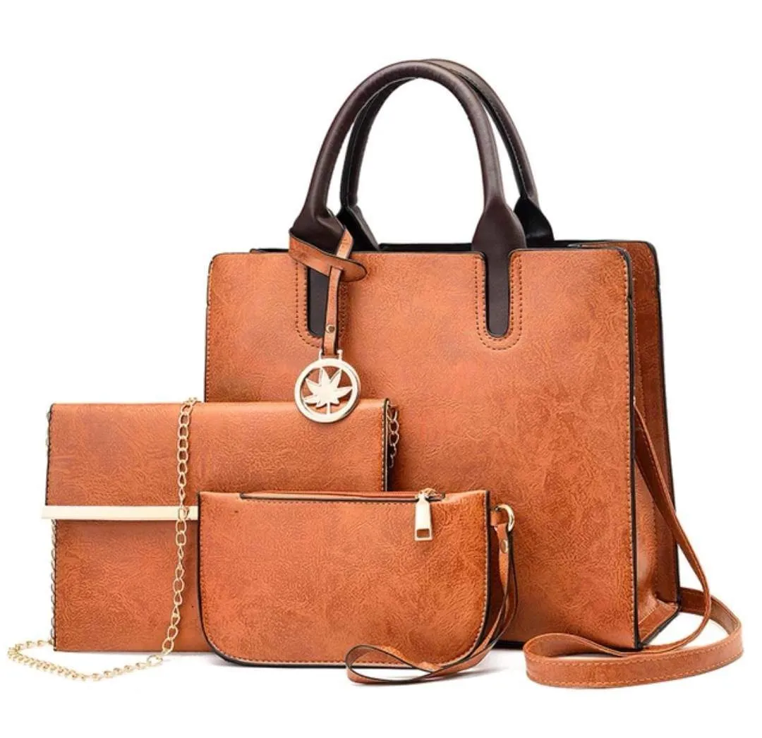 H1603 - Simple Striped Handbag