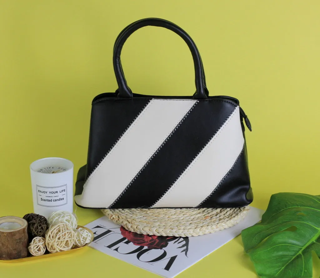 H1608 - Simple Striped Handbag
