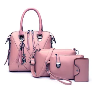 H1730 - Korean Simple Shoulder Handbag Set