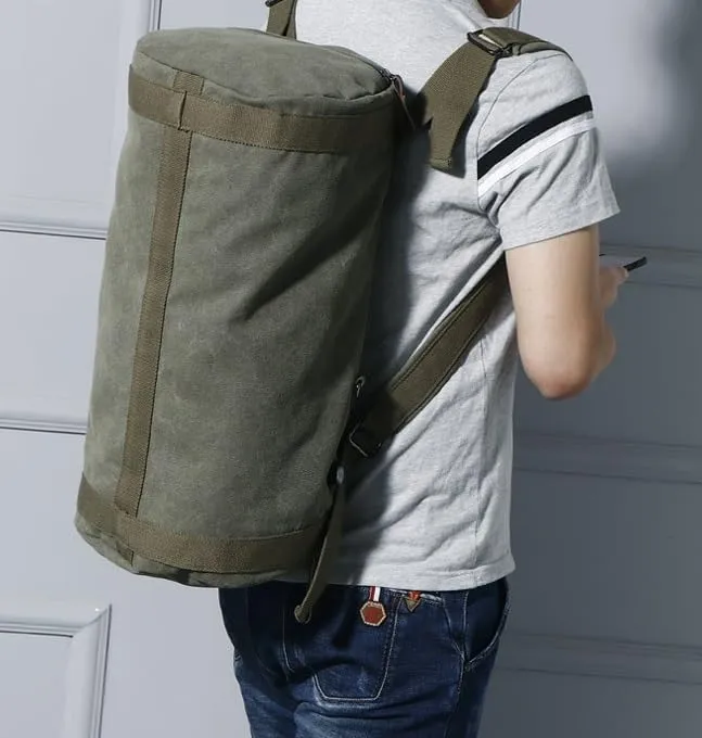 Habrur Duffel Bag 19in Duffle Bag for Men Canvas Travel Duffel Bags Women Overnight Weekender Bag Traveling Overnight Bag Travel (Color : D, Size : 50 * 27 * 25cm)