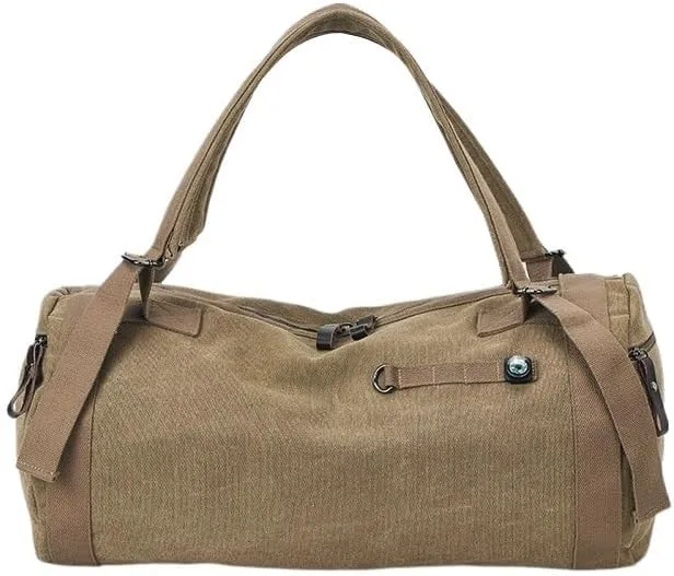 Habrur Duffel Bag 19in Duffle Bag for Men Canvas Travel Duffel Bags Women Overnight Weekender Bag Traveling Overnight Bag Travel (Color : D, Size : 50 * 27 * 25cm)