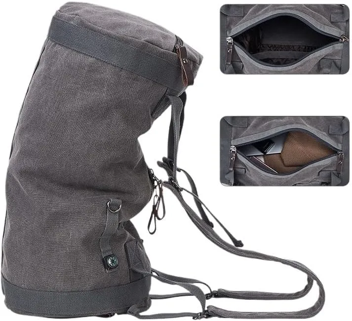 Habrur Duffel Bag 19in Duffle Bag for Men Canvas Travel Duffel Bags Women Overnight Weekender Bag Traveling Overnight Bag Travel (Color : D, Size : 50 * 27 * 25cm)