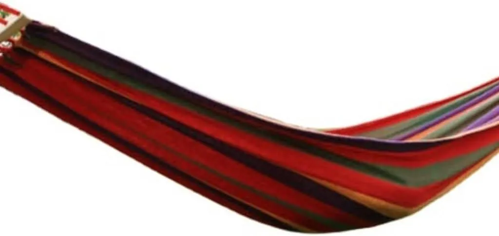 Hammocks Outdoor Camping Canvas Hammock Single Double Camping Thickened Hanging Chair Dormitory Swing Portable Camping Hammocks(Red,Large)