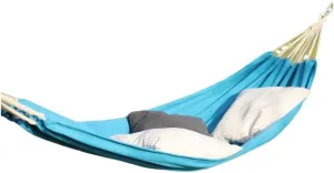 Hammocks Outdoor Hammock Woven Tassel Thick Canvas Straight Stick Anti-Rollover Leisure Camping Single Double Swing Camping Hammocks(Blue,A)
