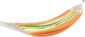 Hammocks Tassel Anti-Rollover Short Stick Hammock Bohemian Beach Hanging Chair Outdoor Supplies Double Canvas Hammock Camping Hammocks(Orange)