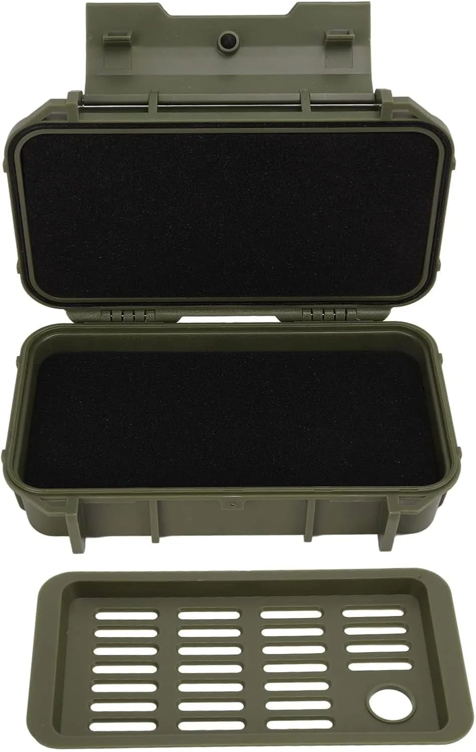 Hapivida Waterproof Dry Box Protective Case, 2Pcs Outdoor Waterproof Shockproof Boxs ABS Plastic Storage Tool Box for Camping, Fishing, Hiking, Water Sports