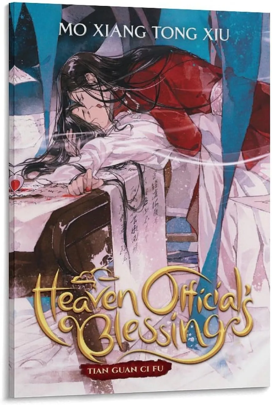 Heaven Official'S Blessing （Chinese：Tian Guan Ci Fu by Mo Xiang Tong Xiu） Poster Wall Art Poster Scroll Canvas Painting Picture Living Room Decor Hom