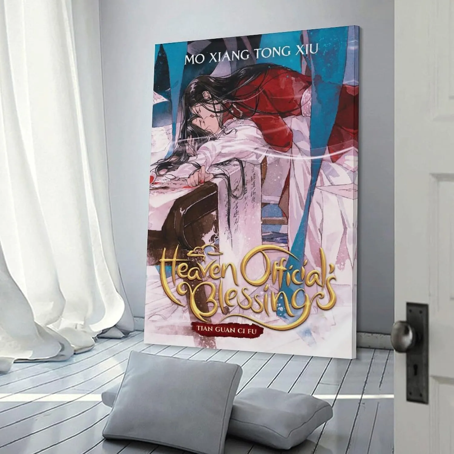 Heaven Official'S Blessing （Chinese：Tian Guan Ci Fu by Mo Xiang Tong Xiu） Poster Wall Art Poster Scroll Canvas Painting Picture Living Room Decor Hom