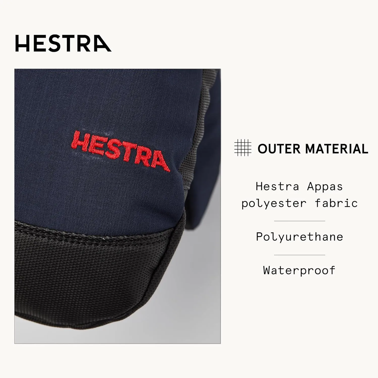 Hestra Ferox Primaloft Junior Mitt (Youth 4-13yrs) I Waterproof, Insulated Mitten, Skiing, Snowboarding & Playing in The Snow